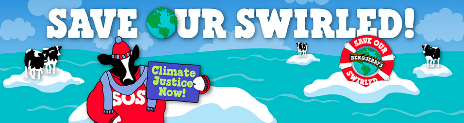 Ben & Jerry's Save Our Swirled ice cream flavor Ben & Jerry's Save Our Swirled冰淇淋口味