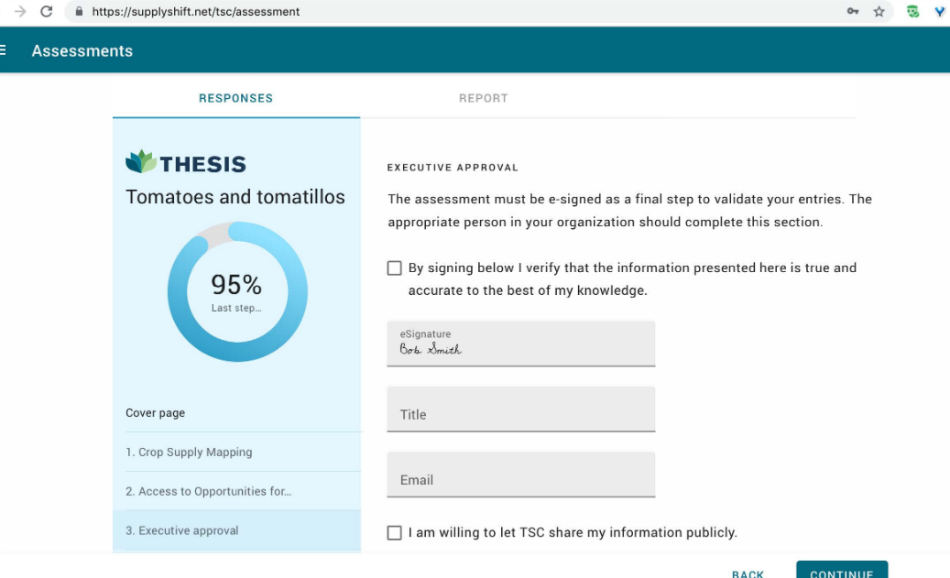 A glimpse at TSC's THESIS tool TSC的论文工具一瞥