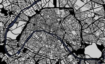 巴黎地图的插图