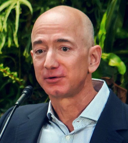 Amazon CEO Jeff Bezos 亚马逊首席执行官杰夫•贝佐斯
