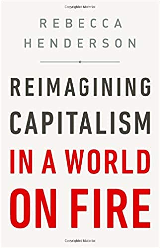 《在一个着火的世界里重塑资本主义》一书封面