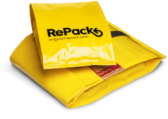 RePack的可回收、可重复使用的包装。
