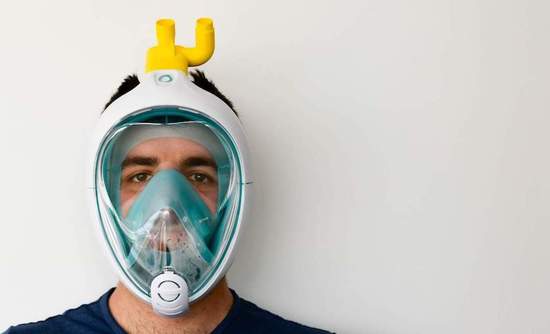 Isinnova respirator mask Isinnova呼吸器面罩