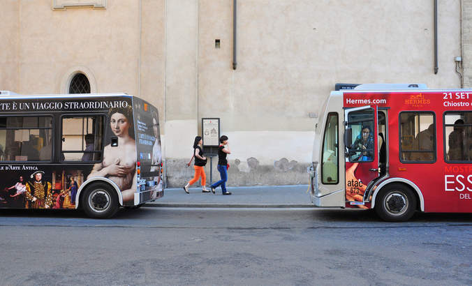 意大利罗马的公交车