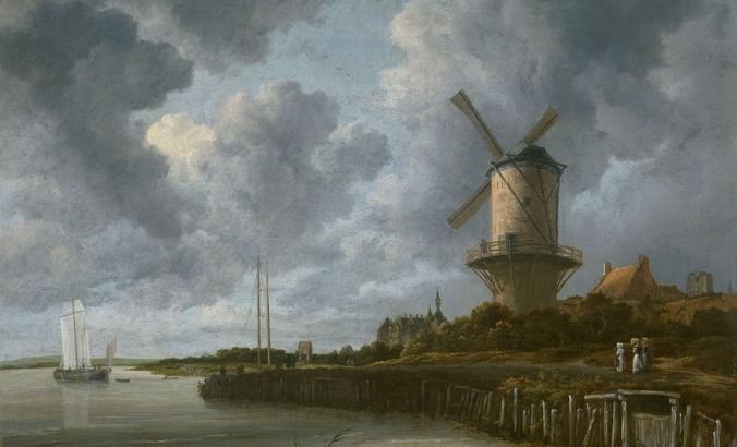 基础设施作为艺术：雅各布面包车雷斯达尔，“风车在Wijk BIJ Duurstede，” C。1670年国立博物馆，阿姆斯特丹，CC BY-ND