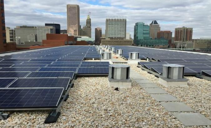 Sol's 196-kilowatt solar installation at Christ Church apartments, a low-to-moderate income senior living facility