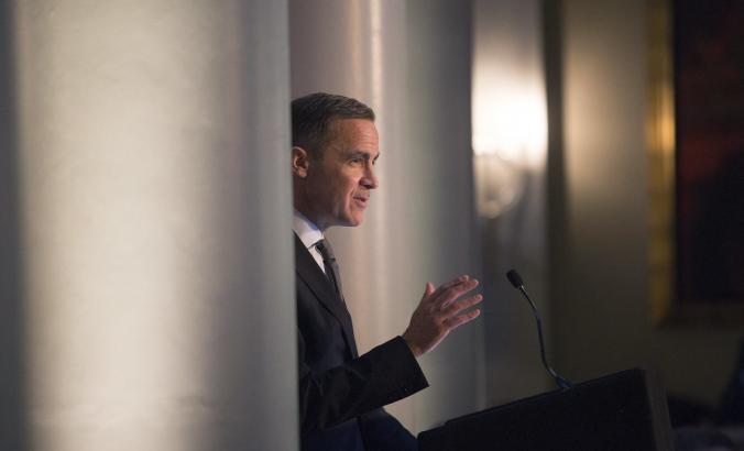 Mark Carney, former Bank of England governor, at the Scottish Council for Development & Industry in Edinburgh.