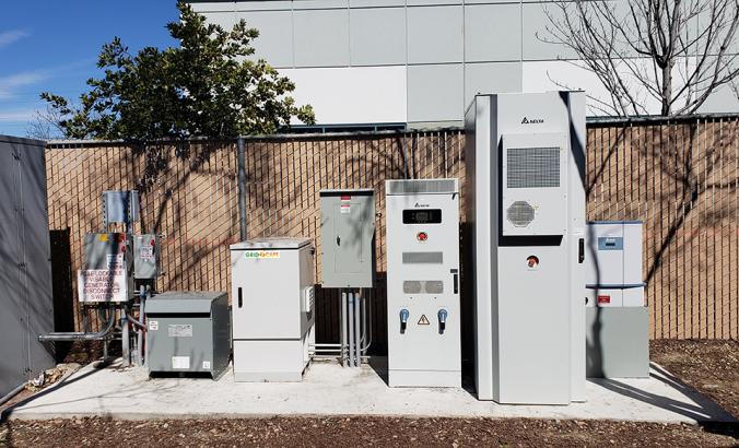 Equipment from Gridscape, one of several companies developing modular microgrids.