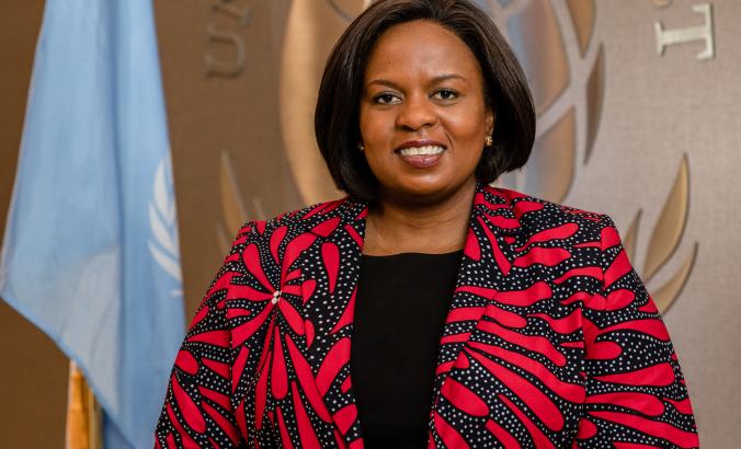 Sanda Ojiambo，联合国全球契约的首席执行官和执行董事
