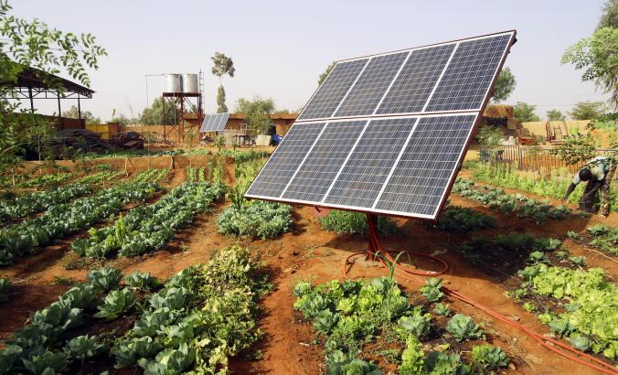 农村太阳能安装