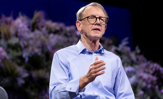 John Doer在2021年10月14日在苏格兰爱丁堡的2021年10月14日的TED倒计时峰会。