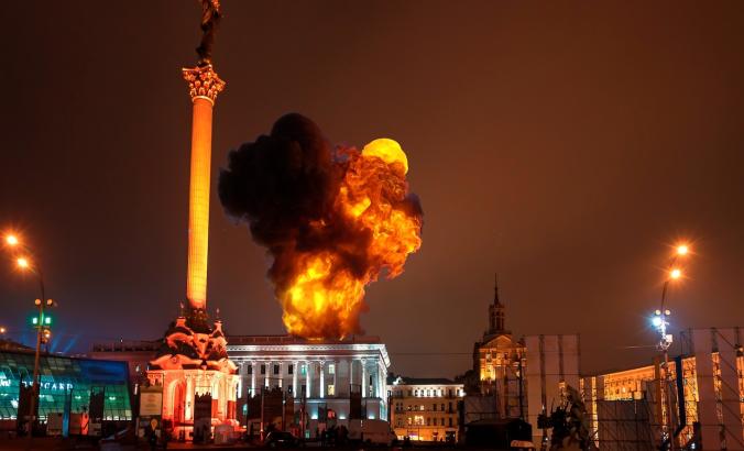 Kyiv, Ukraine under attack
