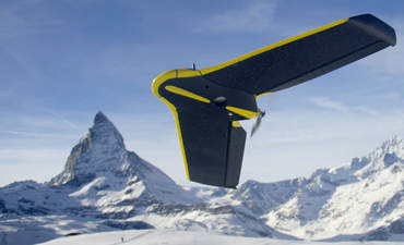 SenseFly eBee无人机背景马特洪峰