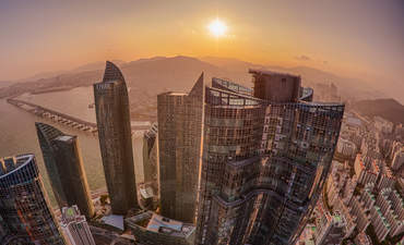 空中城市视图