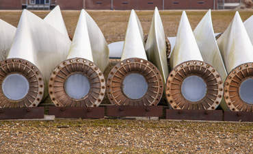 Spare wind turbine blades