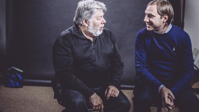 Apple联合创始人Steve Wozniak与Syperce联合创始人Jacopo Visetti