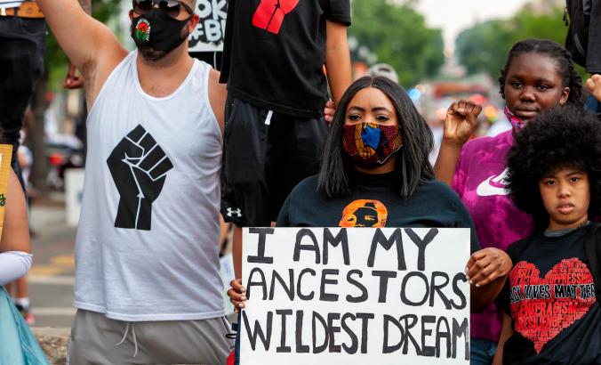Juneteenth celebration and protest in 2020